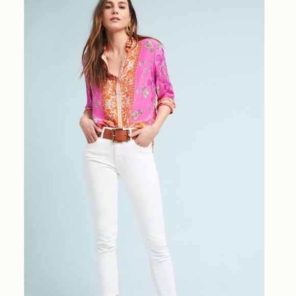 Anthropologie Tops - Maeve by Anthropologie Potala Silk Blouse Size 4